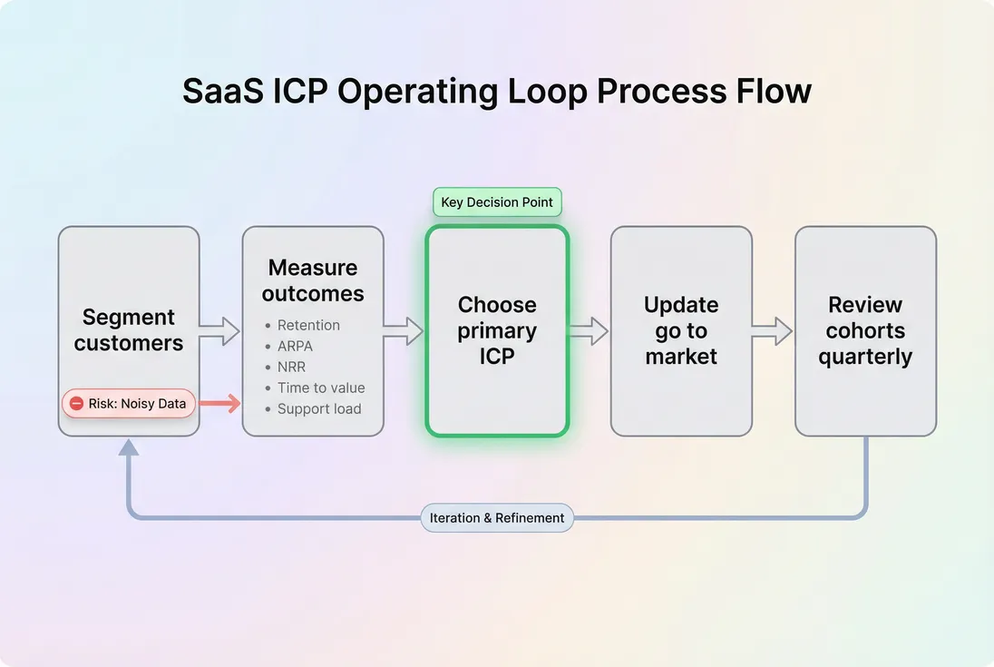 ICP operating loop from data to decisions