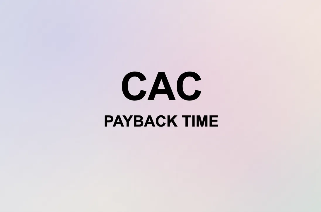 How do you measure CAC payback time?