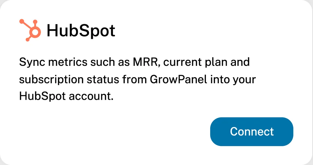 Push subscription data into HubSpot, automatically