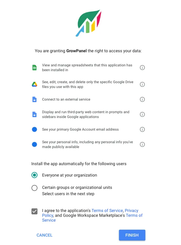 Install Google Sheets source